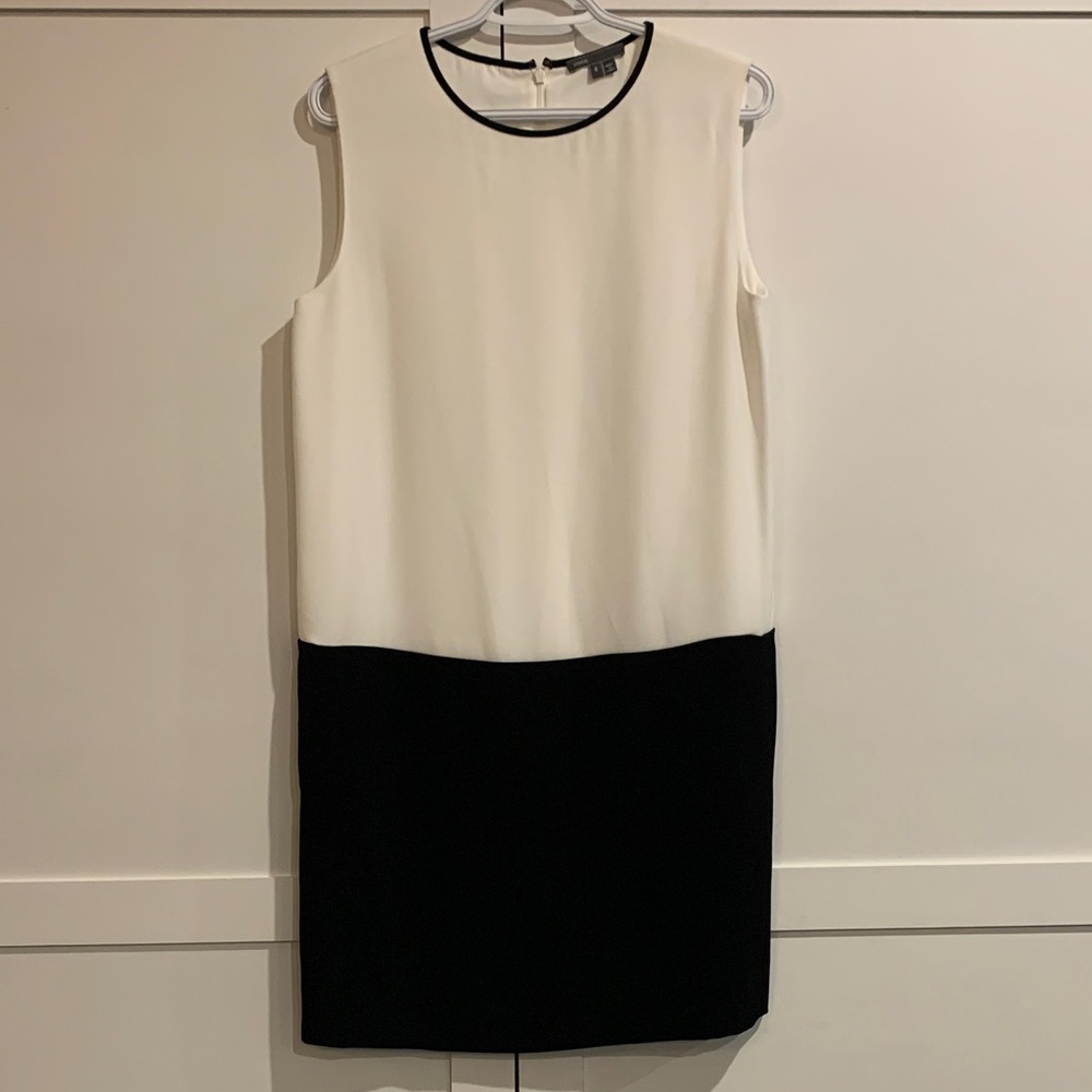 Vince Black and White Dress